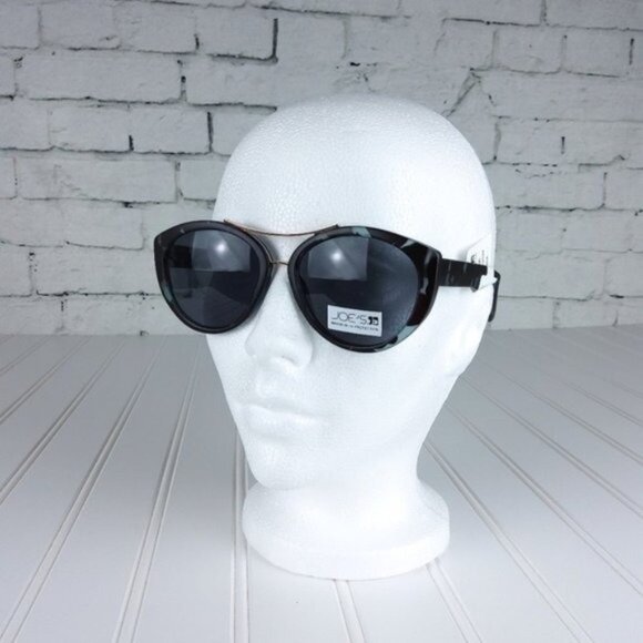 Joe's Jeans Cat Eye Sunglasses Matte Tortoise Black - Picture 1 of 7